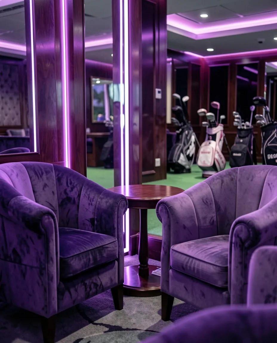 Wnętrze poker lounge w Krakowie