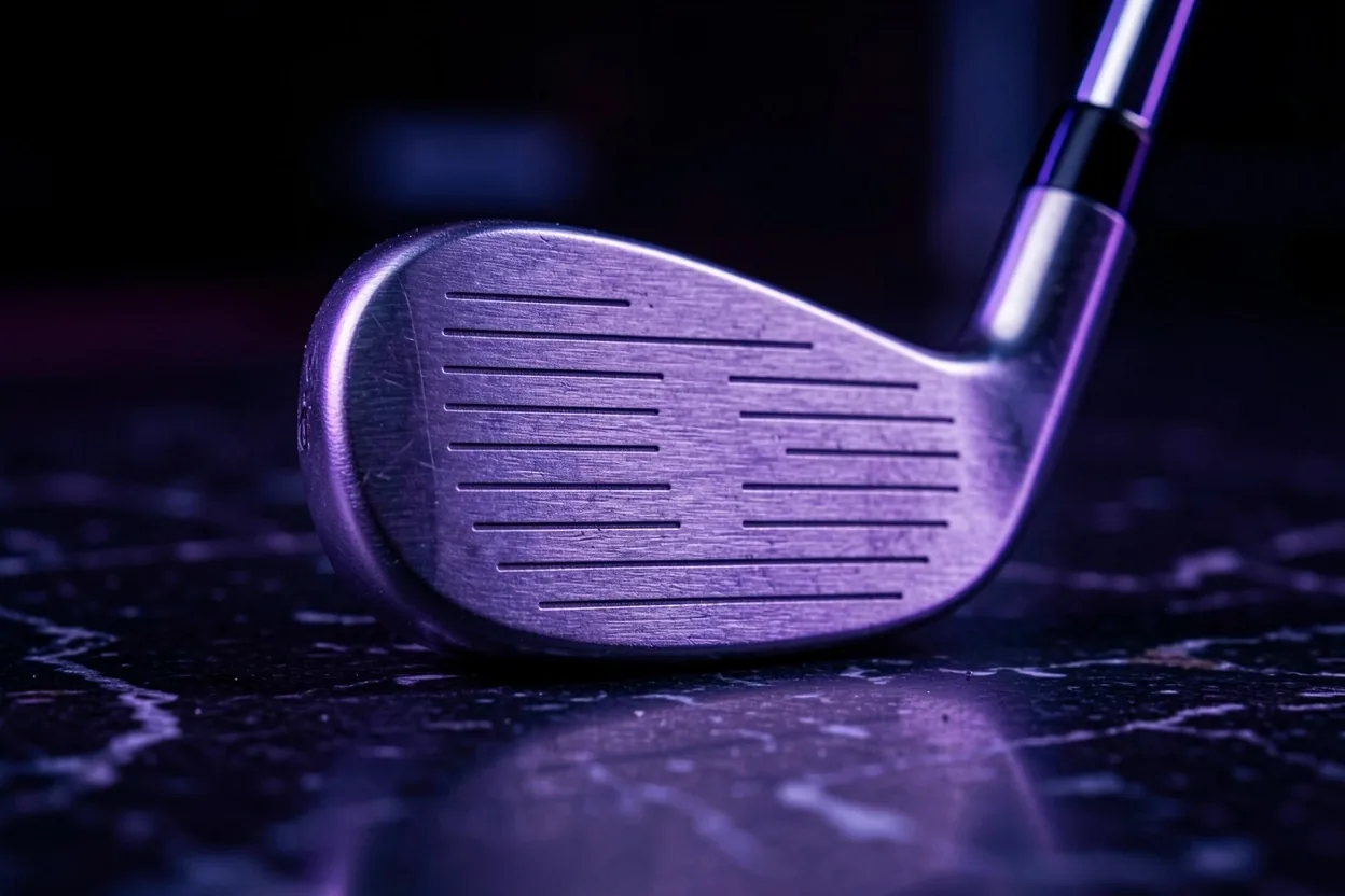 Główka kija golfowego w studio fittingowym Krakow Lounge